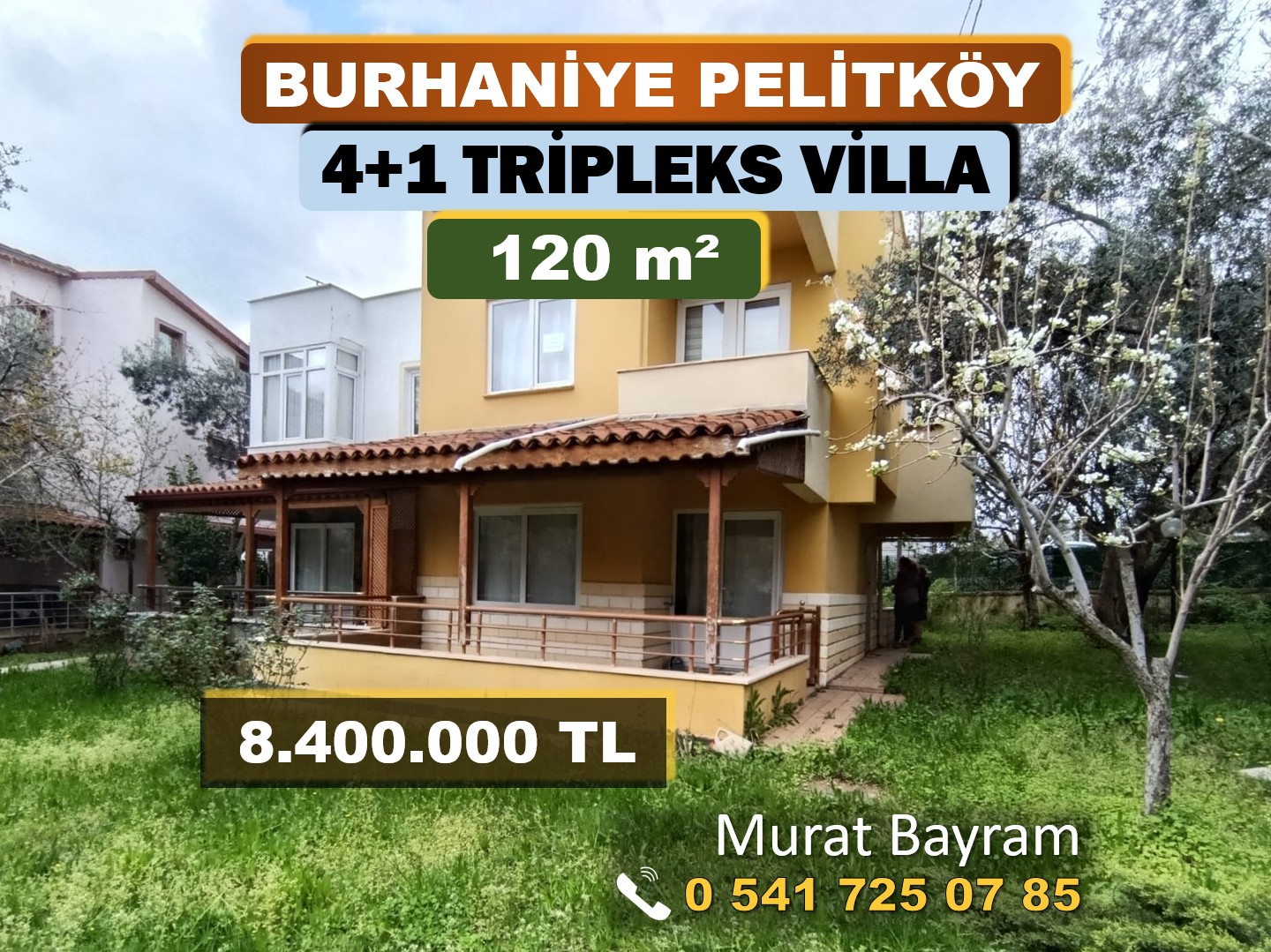 BURHANİYE PELİTKÖY SİTE İÇERİSİNDE MÜSTAKİL 4+1 VİLLA